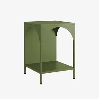 Table de nuit industrielle métal loft design minimaliste