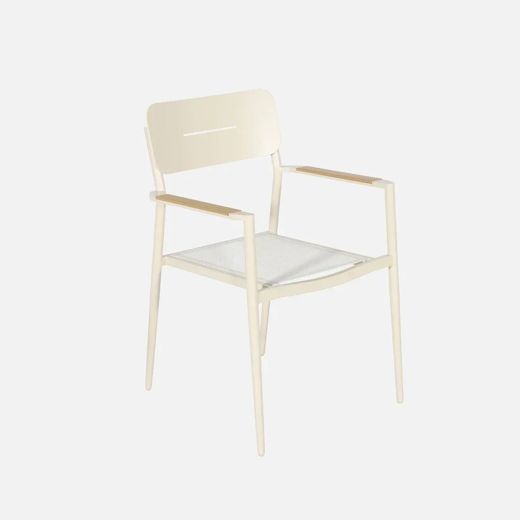 Table de jardin ovale extensible aluminium 6 places Metora Fira