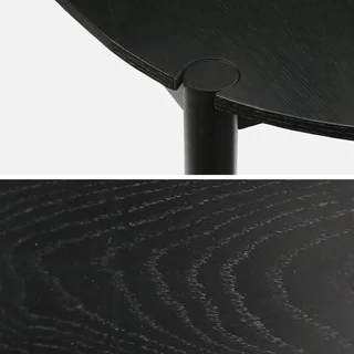 Table ovale bois hévéa massif 6 personnes Constance 180 cm