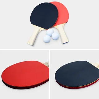 Table ping pong extérieure pliante avec 4 raquettes et 6 balles