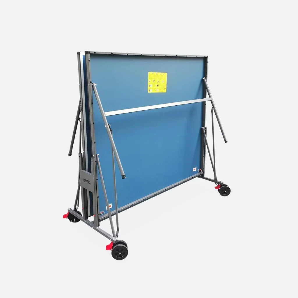 Table ping pong intérieur pliante haut de gamme avec raquettes et balles