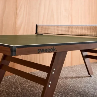 Table ping-pong intérieur premium avec 2 raquettes et 3 balles