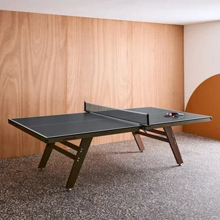 Table de ping-pong intérieur premium avec raquettes et balles