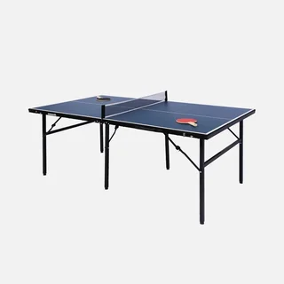 Table ping pong intérieure pliable médium avec raquettes et balles