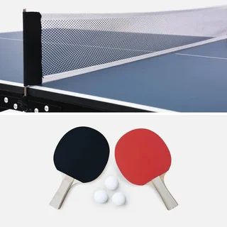 Table ping pong intérieure pliable médium avec raquettes et balles