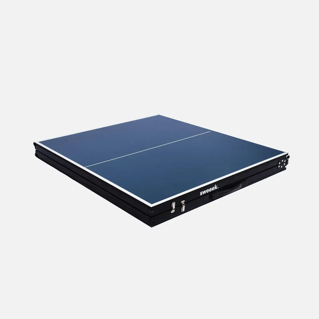 Table ping pong intérieure pliable médium avec raquettes et balles