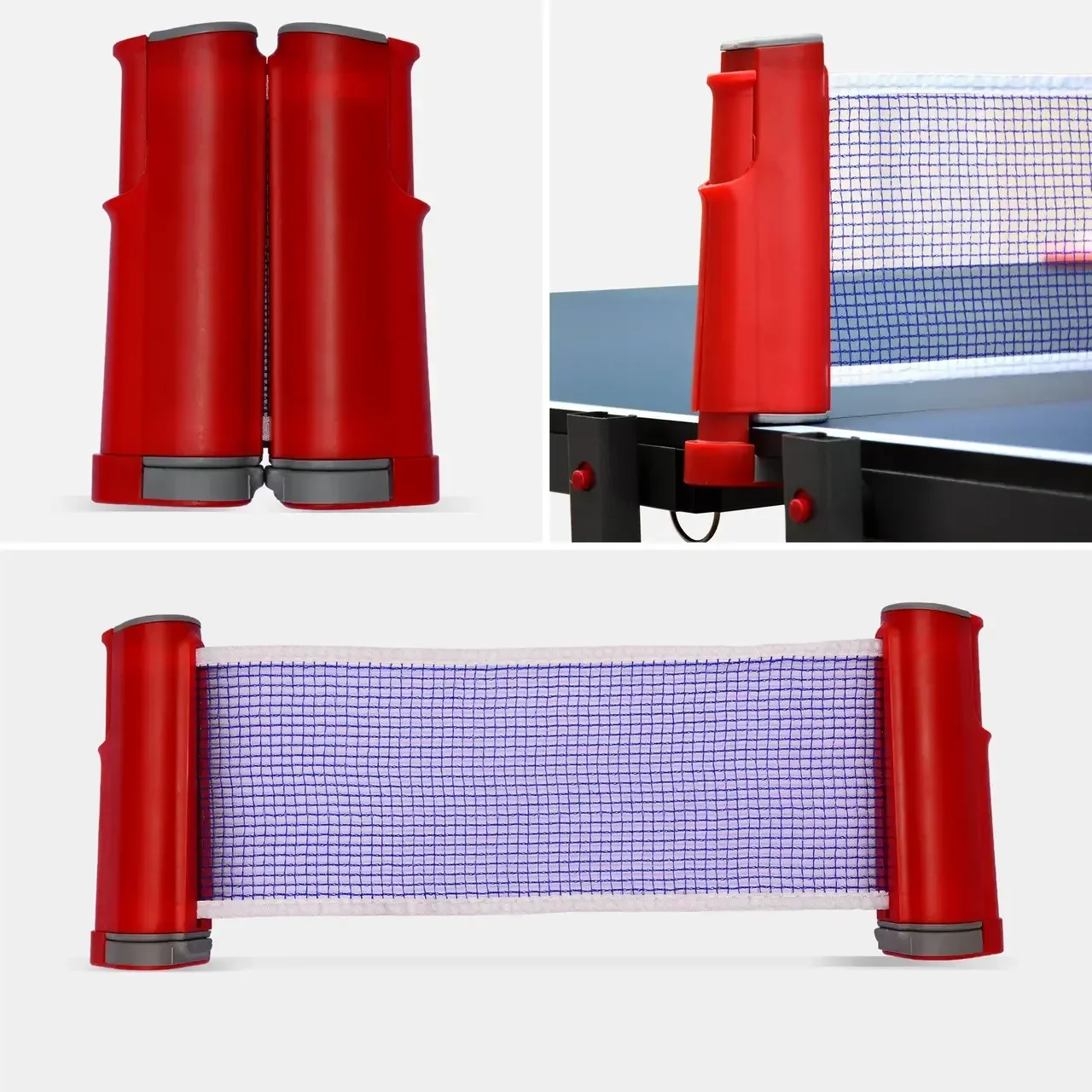 Table de ping-pong pliable intérieur avec 4 raquettes et 6 balles