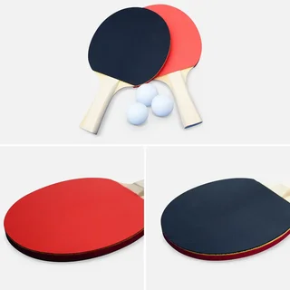 Table de ping-pong pliable intérieur avec 4 raquettes et 6 balles