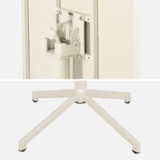 Table pliante bistrot métal jardin 2 sièges Chiara Emilia