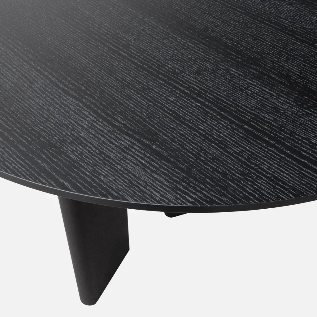 Table ovale extensible 6-8 places bois hévéa massif chêne Albane