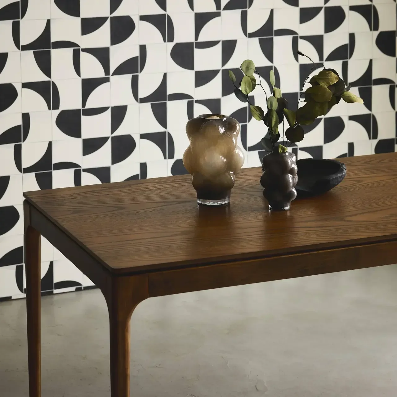 Dining table Elena solid wood hevea ash 8 seater 200cm