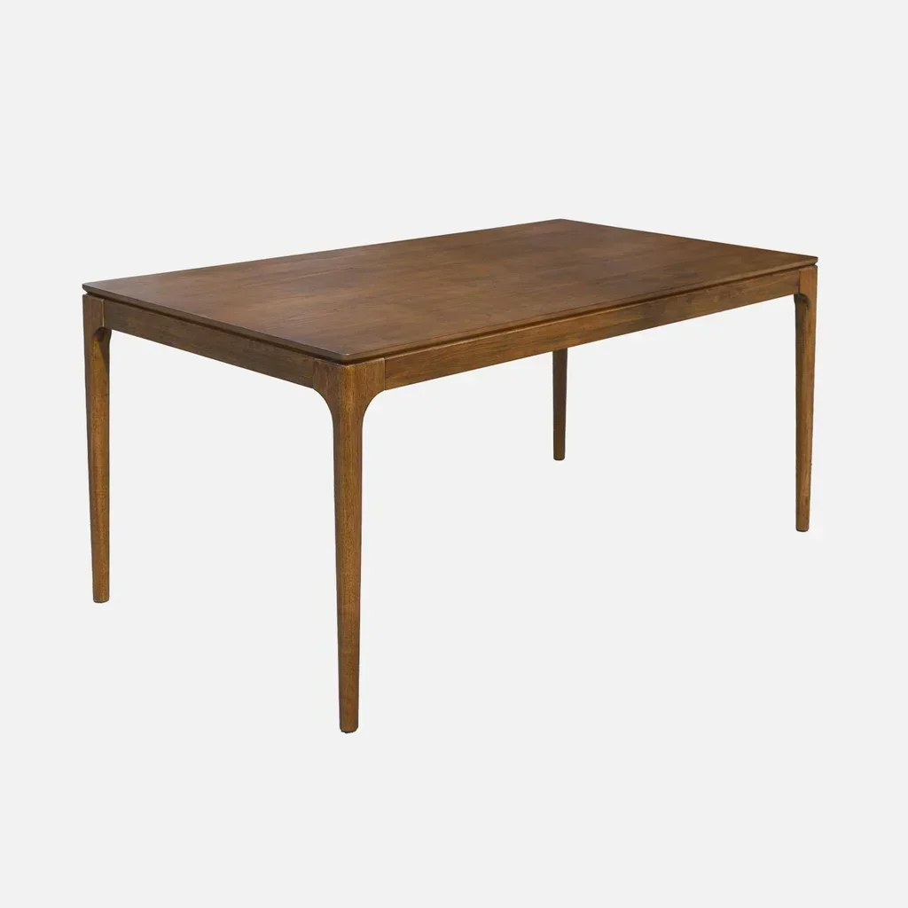Table à manger Elena 160 cm bois massif hévéa 6 personnes