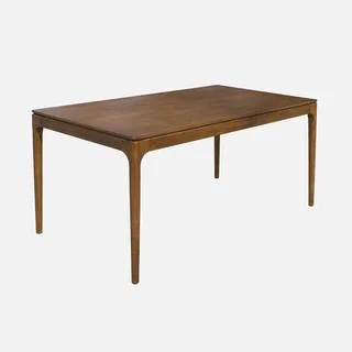 Table à manger Elena 160 cm bois massif hévéa 6 personnes