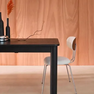 Table rectangulaire rallonge hévéa chêne 6-10 personnes Solene
