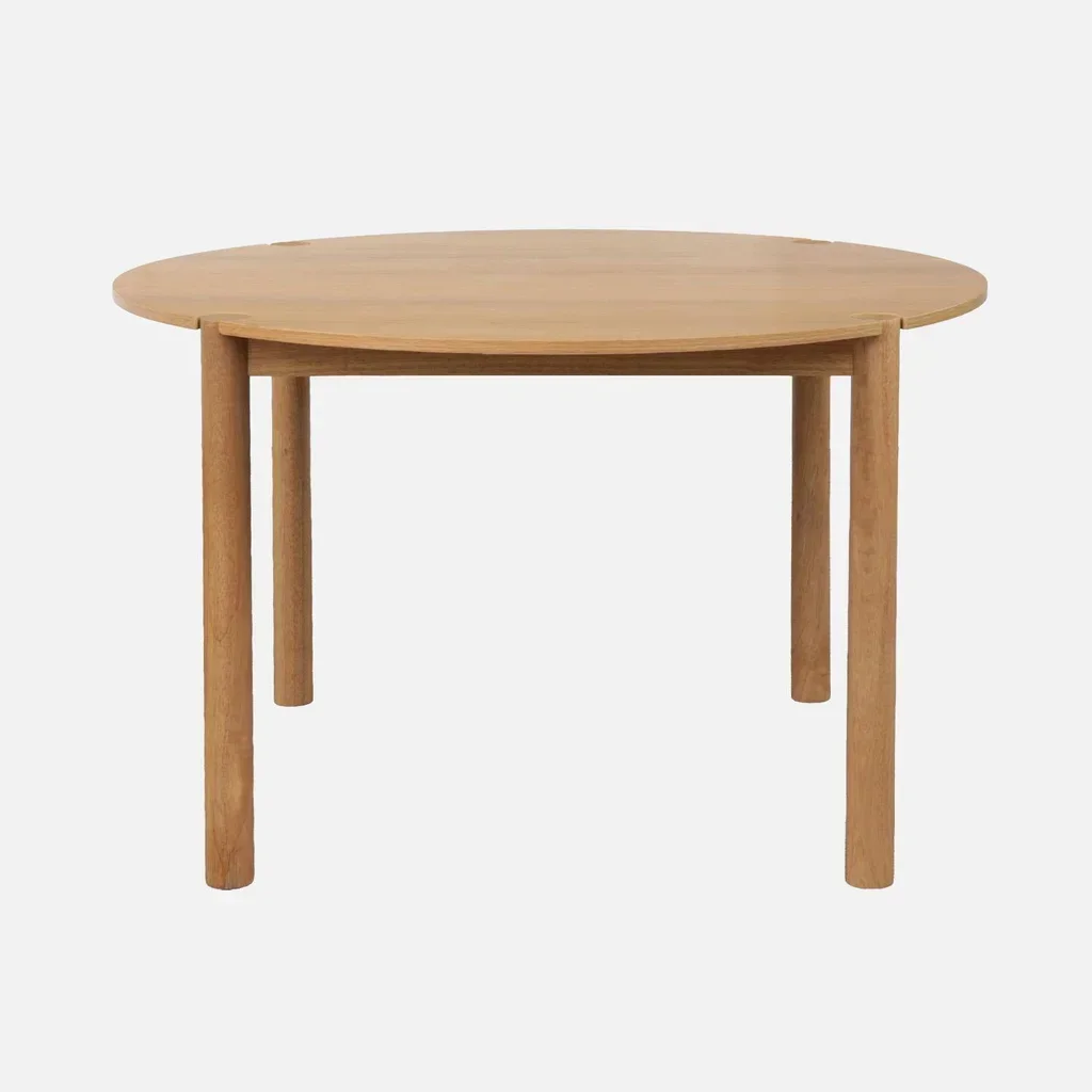 Table ronde bois hévéa 4 personnes Clémence design