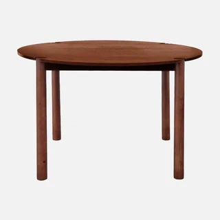 Table ronde bois hévéa 4 personnes pieds design Clémence