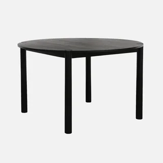 Table ronde bois hévéa 4 personnes Clémence pieds design