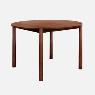 Table ronde bois hévéa 4 personnes pieds design Clémence