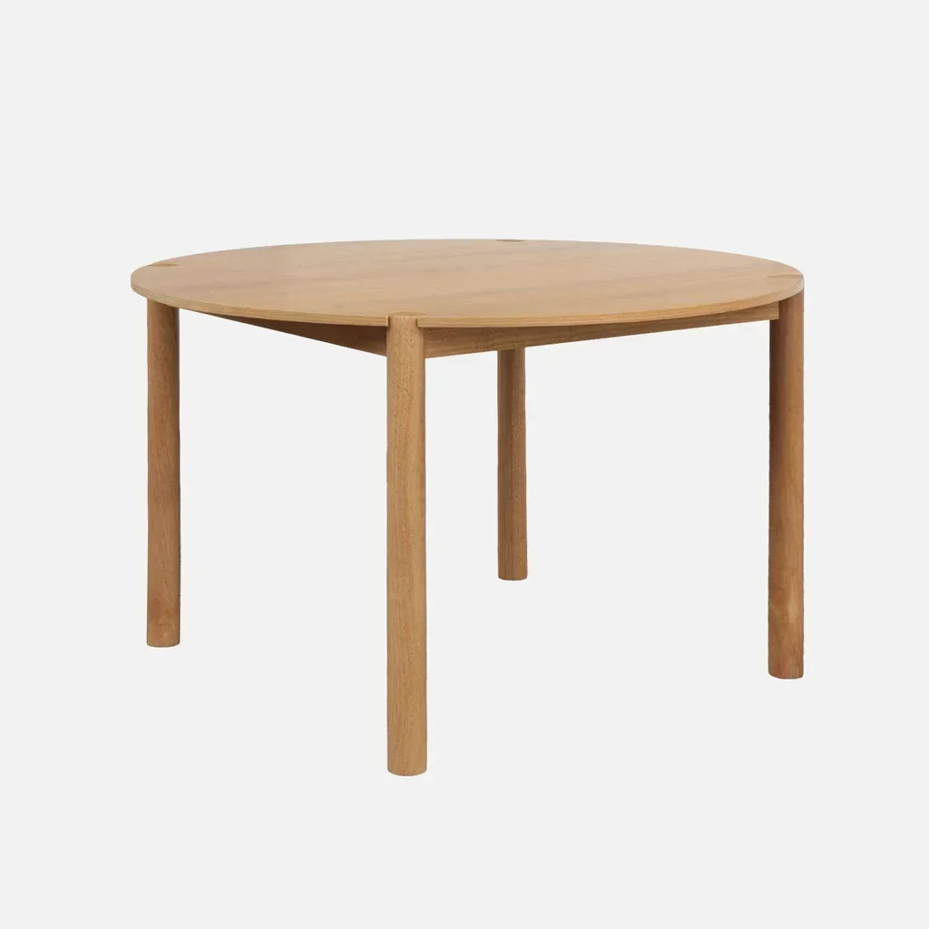 Table ronde bois hévéa 4 personnes Clémence design