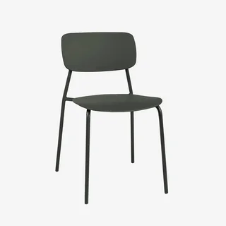 Mesa bistro redonda de acero con 2 sillas para balcón y terraza