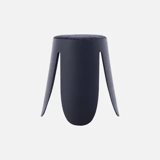 Tabouret bouclette empilable Niki lot de 4 design fleur