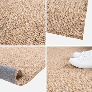 Looped pile indoor rug mottled caramel - Comfort and elegance