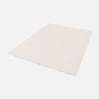 Tapis bouclette intérieur chiné couleur crème douceur naturelle