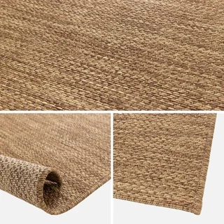 Outdoor-Eingangsmatte Jute-Optik Karamell 60x90cm