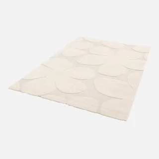Tappeto Interno Floreale Crema Betty Stile Scandinavo Morbido Soggiorno Camera da Letto