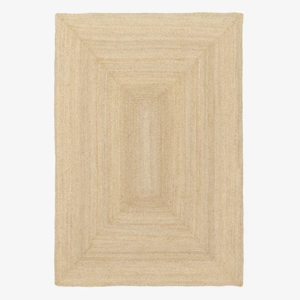 Tapis jute naturel Padma écologique résistant intérieur bohème