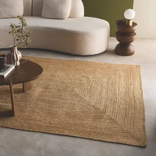 Tapis Padma en jute naturelle écologique et résistant pour intérieur