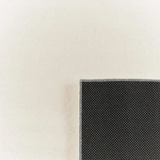 Tappeto interno tinta unita bianco Oscaria morbido antiscivolo lavabile