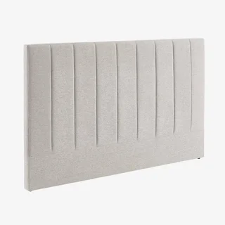 COLE 170 cm Gepolstertes Kopfteil - Dunkelgrauer Polyester Stoff, Zeitgenössisches Design