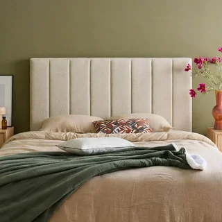 Tête de lit tissu 150 cm design minimaliste Cole