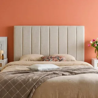 Tête de lit en tissu 150 cm design minimaliste Cole