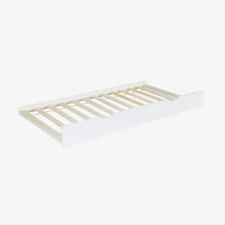 Gaveta cama infantil pinho natural com rodízios Roya