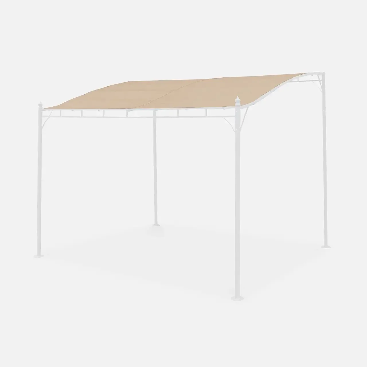 Toile d'ombrage pergola 3x2,5m imperméable Brestum sweeek