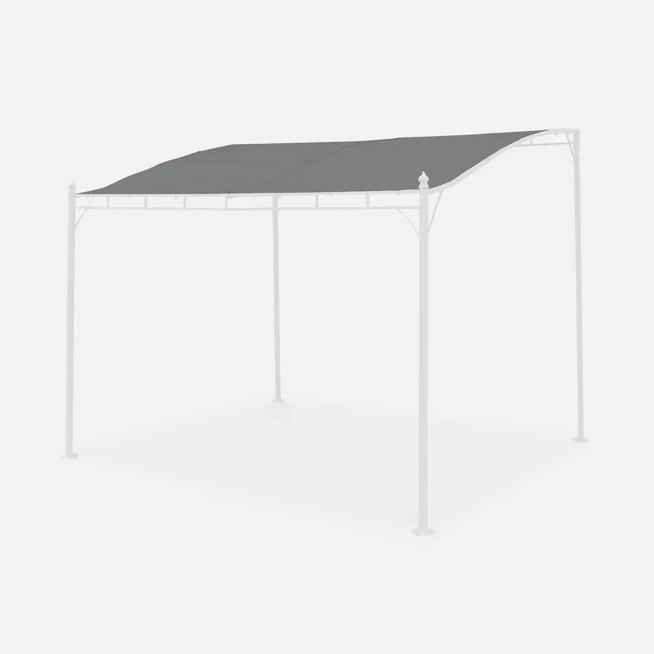 Toile d'ombrage pergola 3x2.5m imperméable Brestum sweeek