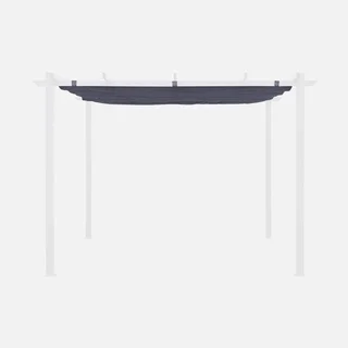 Toile d'ombrage coulissante 3x3 m pour pergola Isla - protection solaire et déperlante