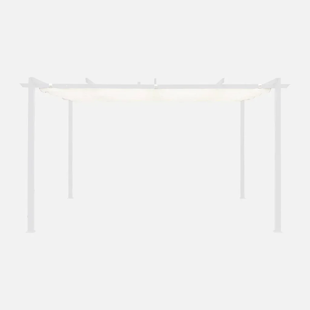Toile d'ombrage pergola 3x4m Isla - Protection solaire terrasse coulissante