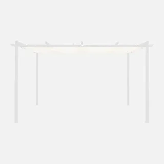Toile d'ombrage pergola 3x4m Isla - Protection solaire terrasse coulissante