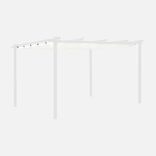 Toile d'ombrage pergola 3x4m Isla - Protection solaire terrasse coulissante
