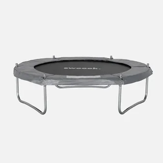 Trampoline Cassiopée Ø180 cm avec filet de sécurité intégré gris