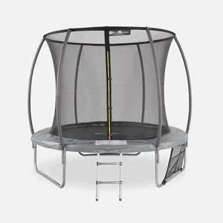 Cama Elástica de 250 cm con Red de Seguridad Interior y Kit Completo para Familia