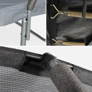 Cama Elástica de 250 cm con Red de Seguridad Interior y Kit Completo para Familia