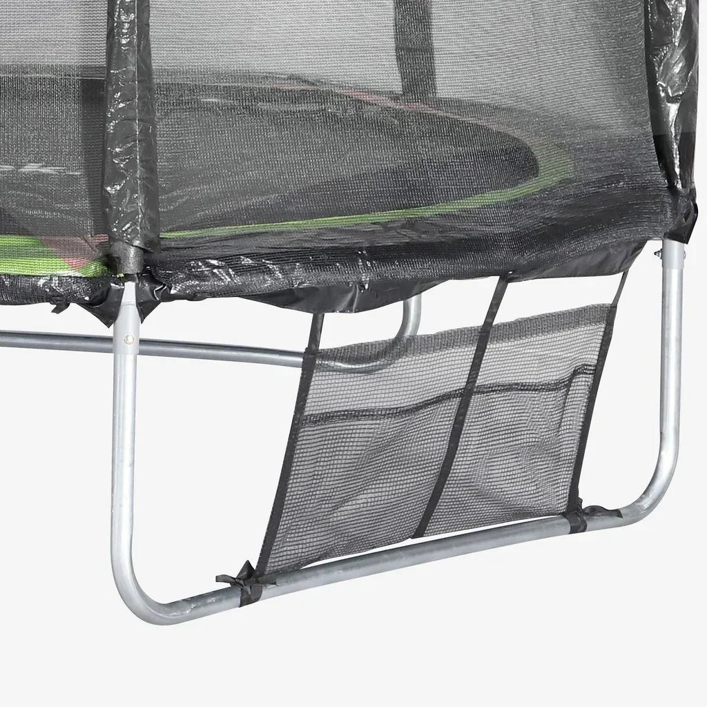 Trampoline jardin Ø250cm avec filet sécurité et accessoires complets