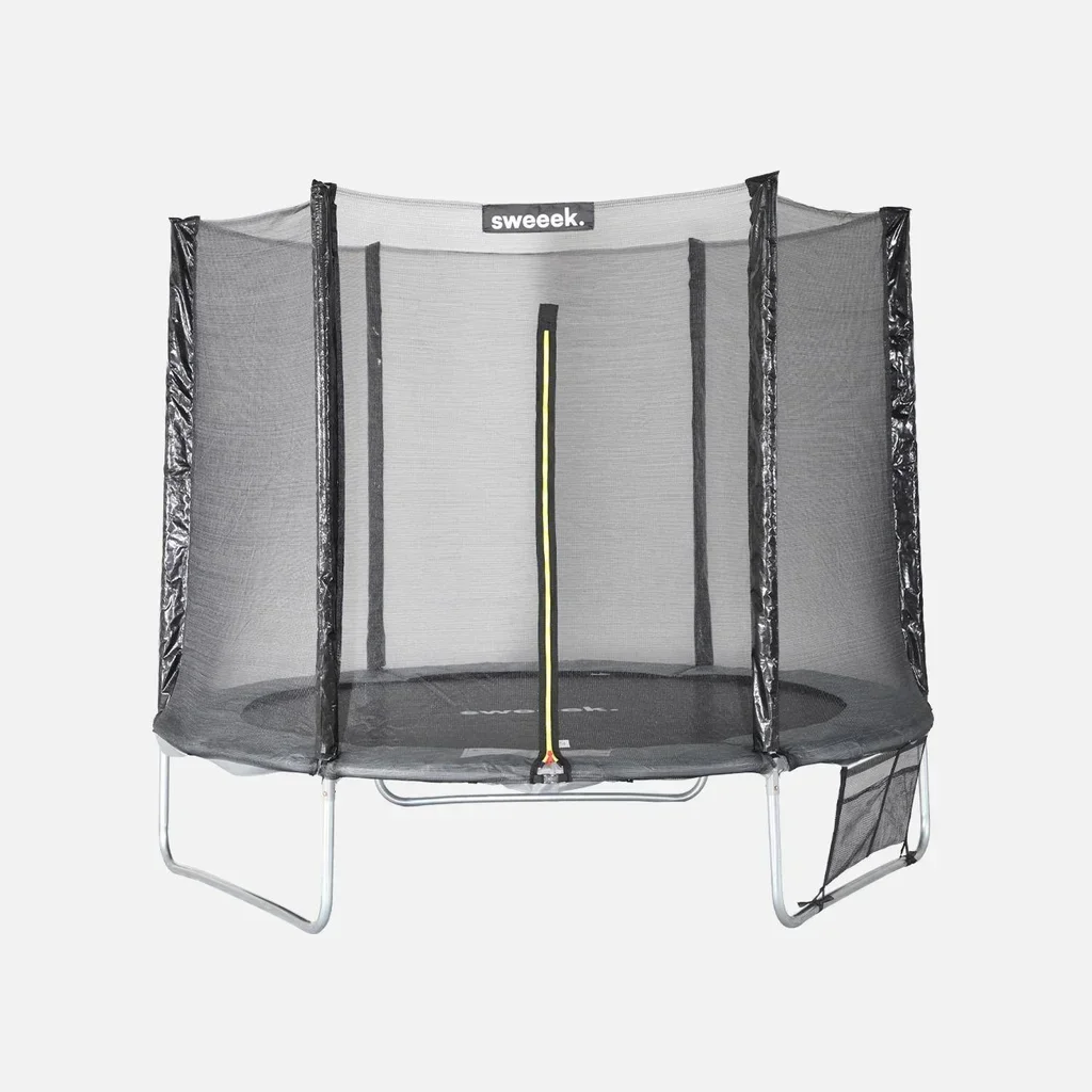Trampoline jardin Ø250cm avec filet sécurité et kit accessoires complet