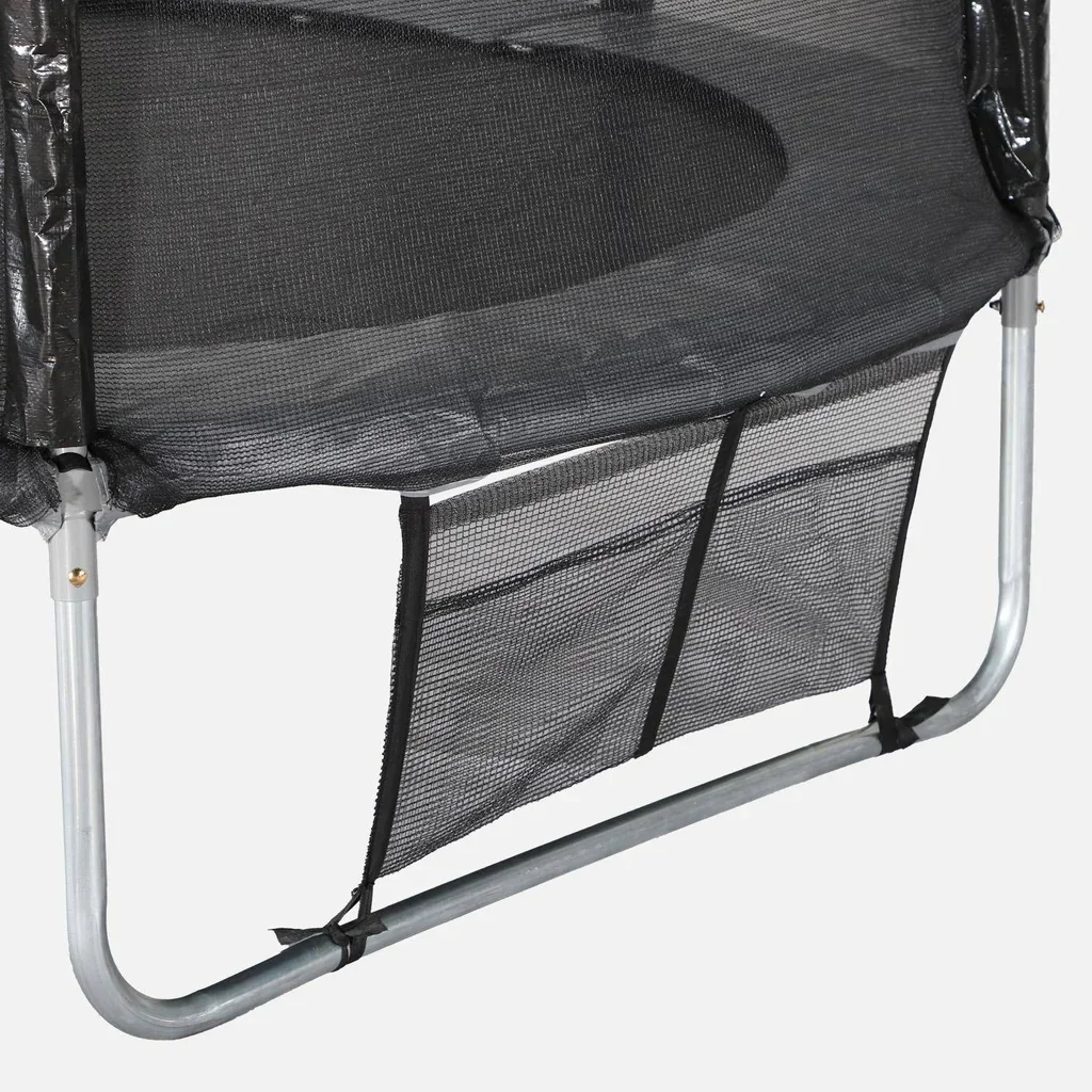 Trampoline jardin Ø250cm avec filet sécurité et kit accessoires complet