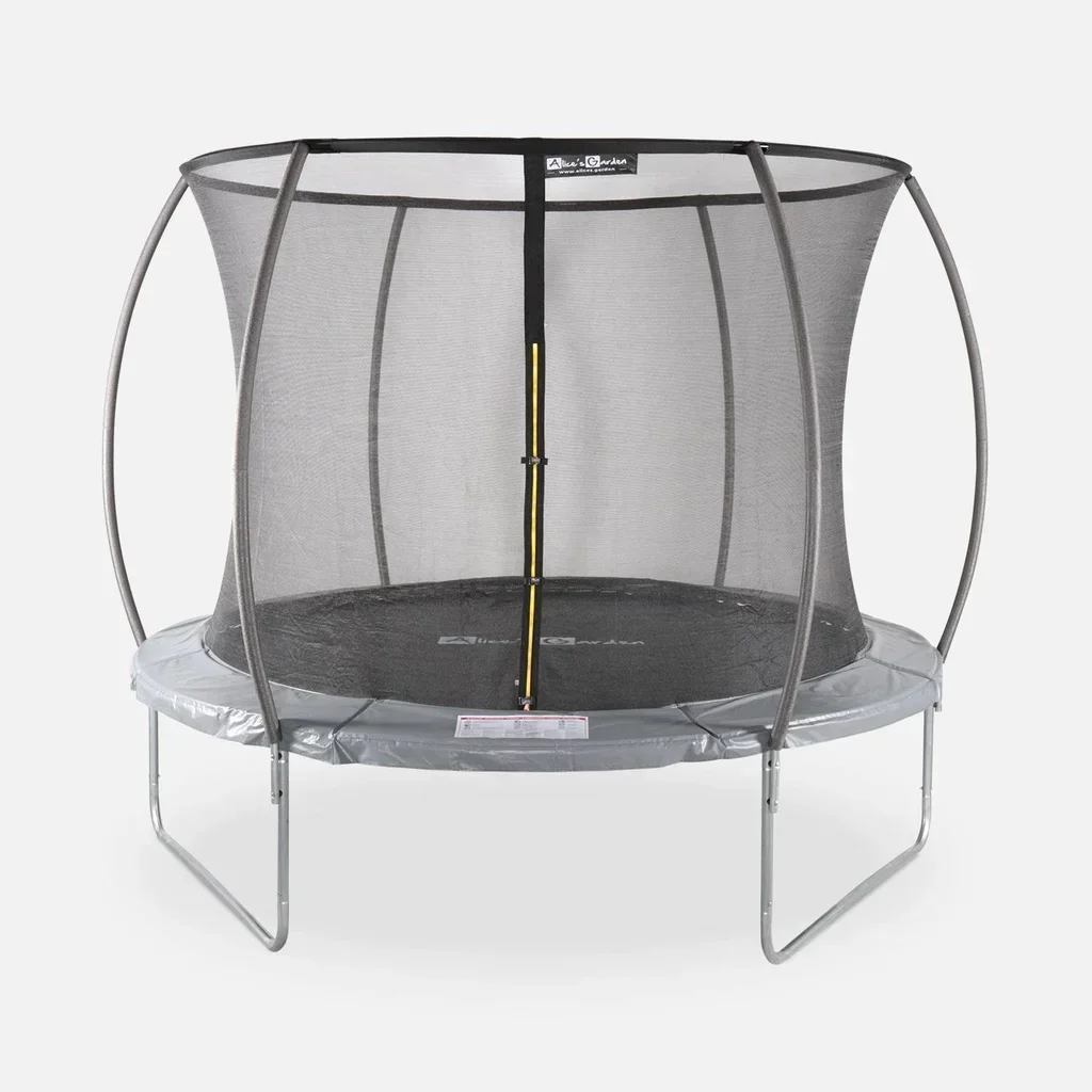 Trampoline 3,05 m avec filet de sécurité intégré et coussin de protection épais
