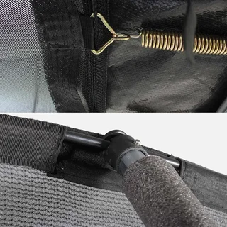 Trampoline 3,05 m avec filet de sécurité intégré et coussin de protection épais
